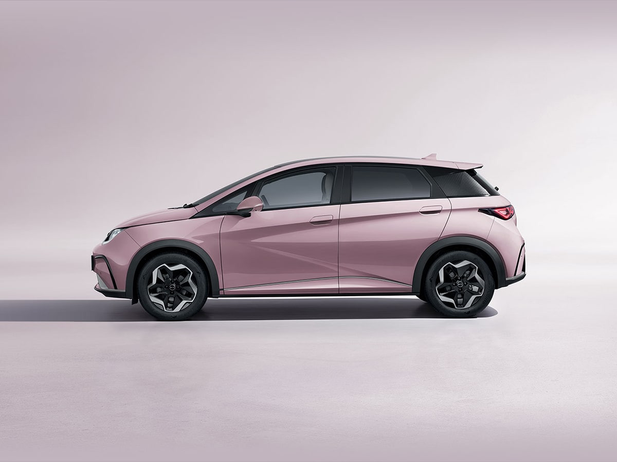 BYD Dolphin màu hồng bản Australia – thiết kế trẻ trung, cá tính