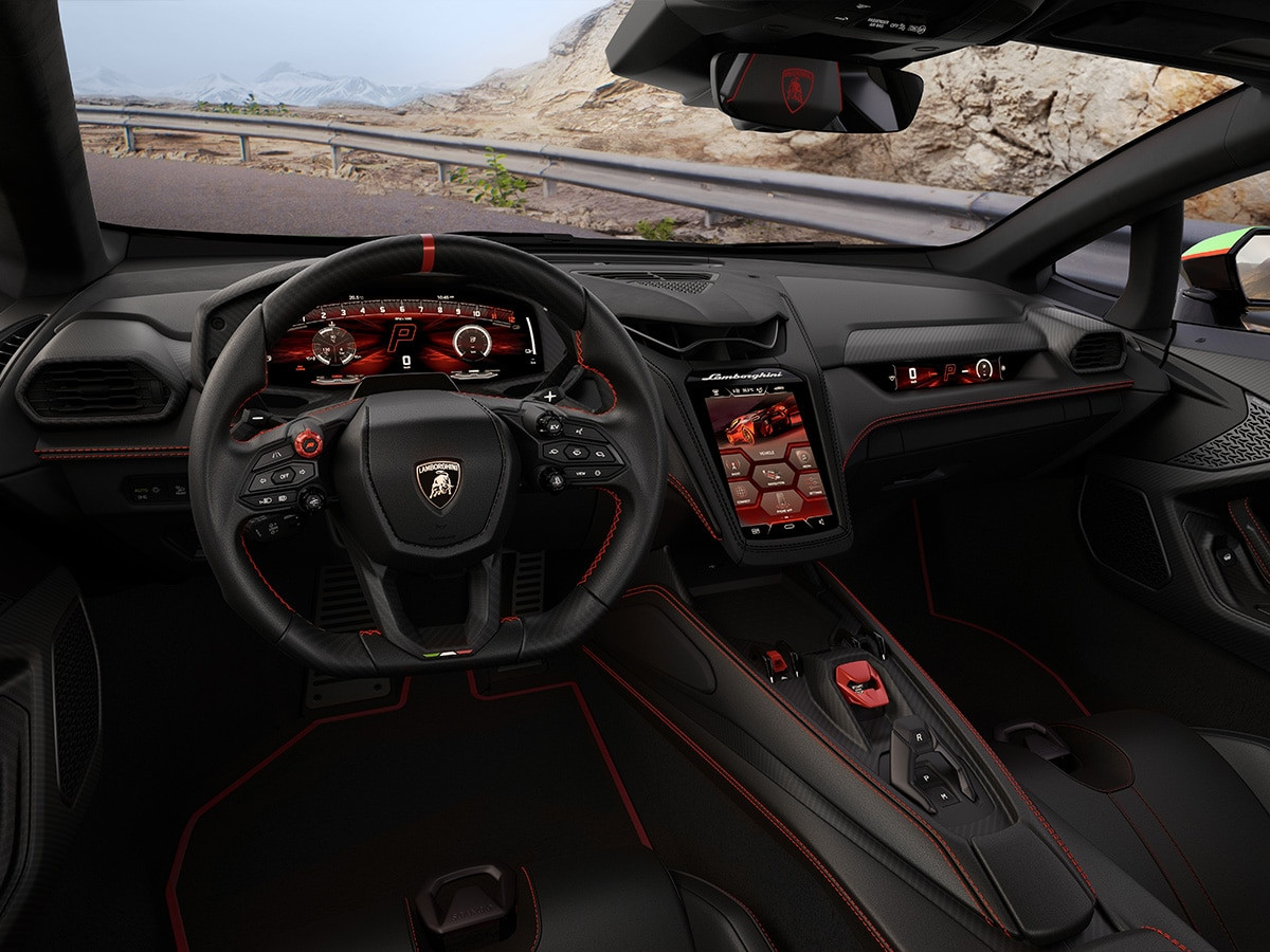 Cabin của Lamborghini Temerario phiên bản Alleggerita