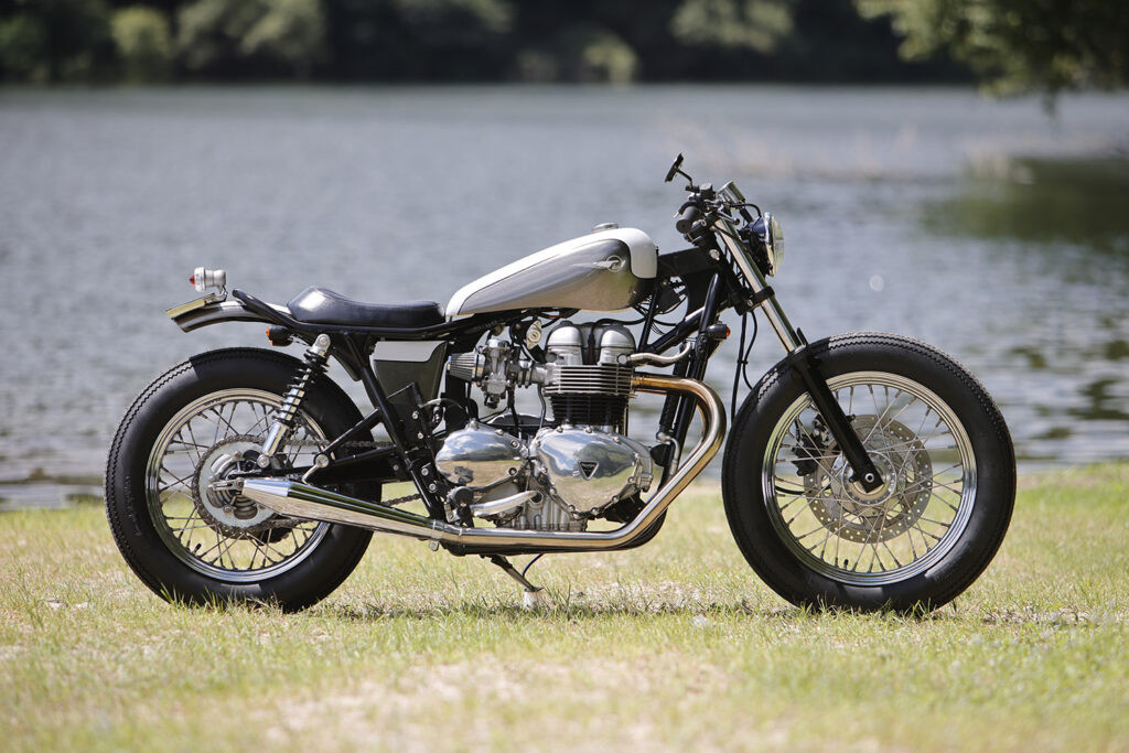 Chiếc Triumph Bonneville do Heiwa Motorcycles thực hiện mang phong cách tối giản nhưng vô cùng ấn tượng