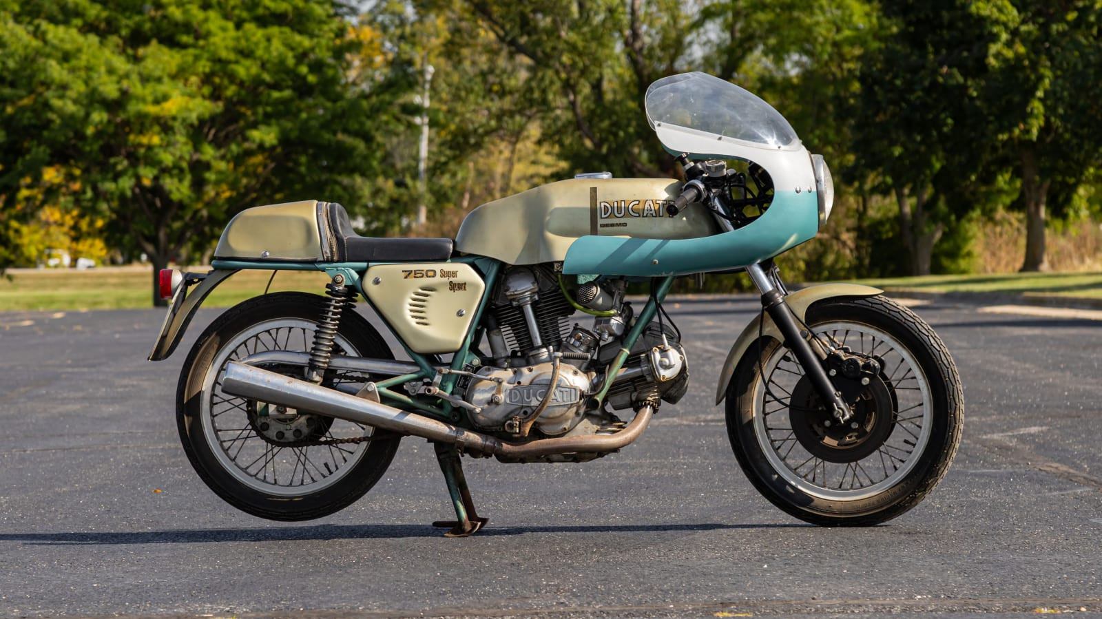 Ducati 750 Super Sport – phiên bản Green Frame còn nguyên bản hiếm hoi