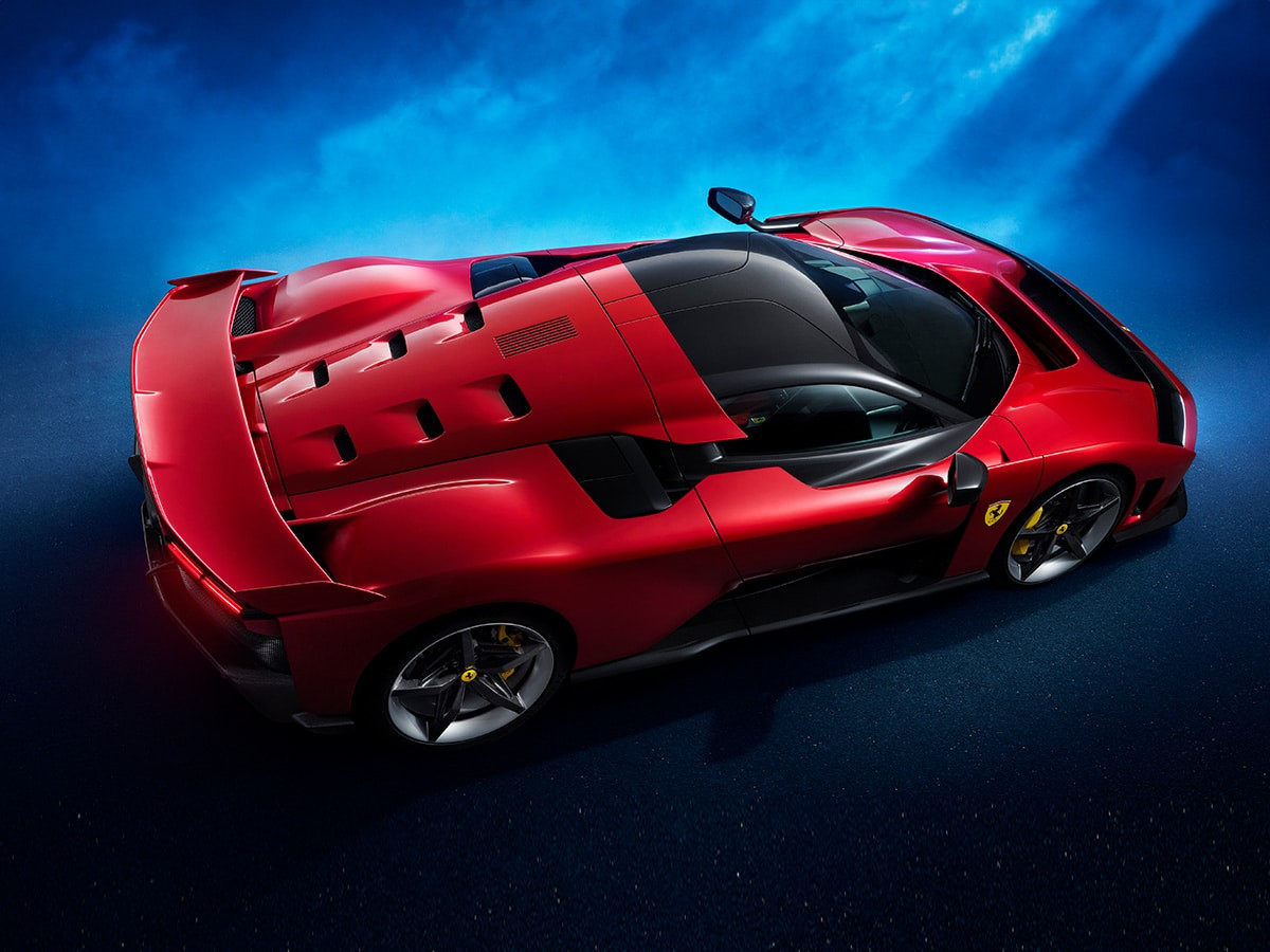 Ferrari F80 nhìn từ trên cao