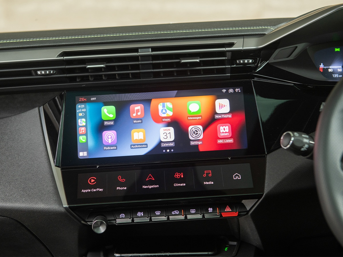 Giao diện Apple CarPlay trên PEUGEOT 308 GT Premium Hatch