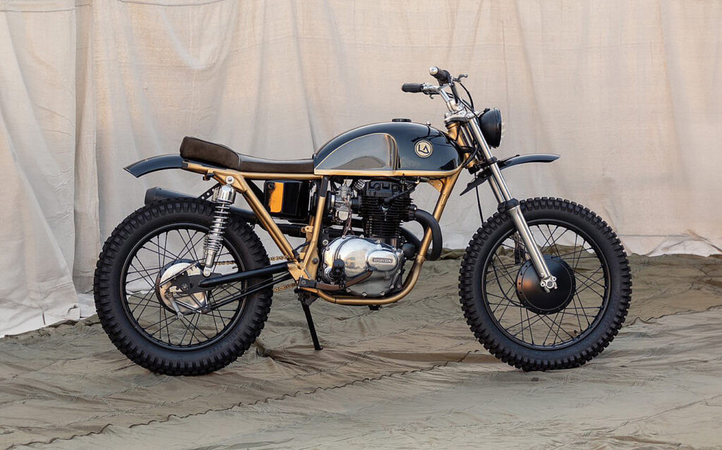 Honda CJ360 độ phong cách cổ điển với động cơ CL360 và chi tiết sơn thủ công