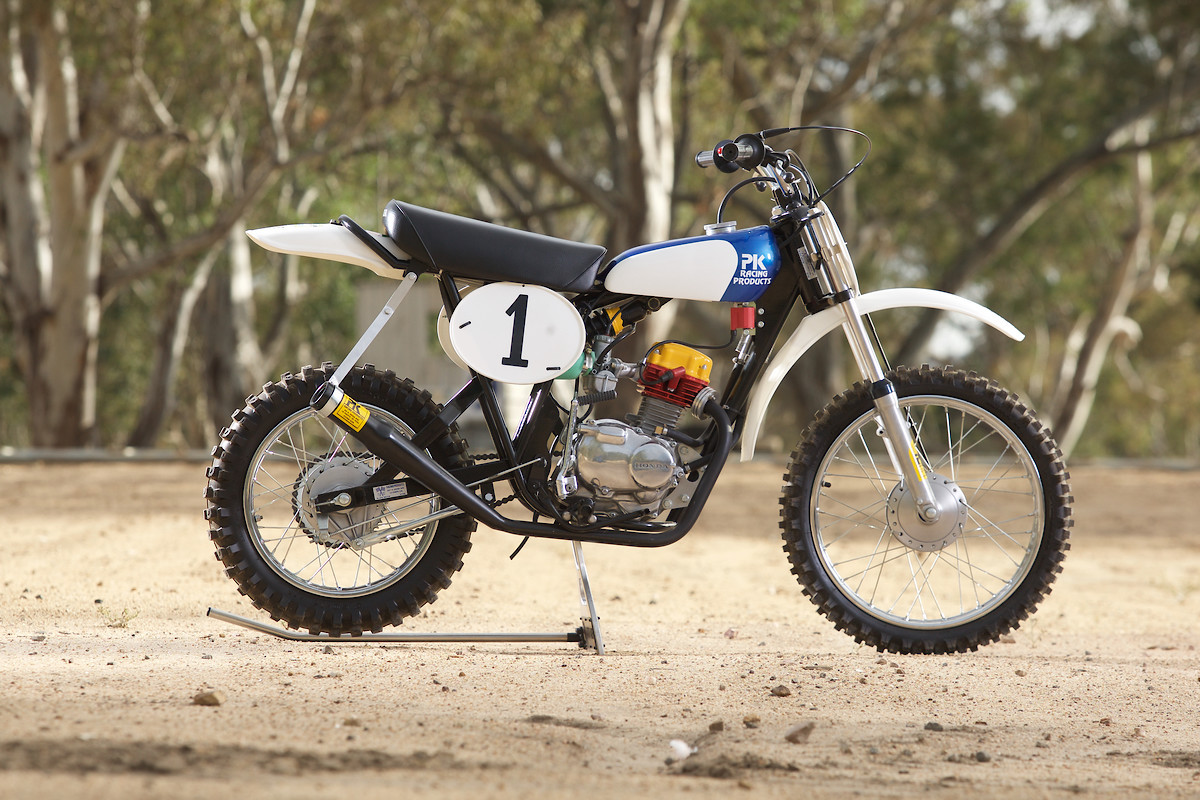 Honda PK XR75 1975 – bản độ hoàn hảo với khung sườn chromoly