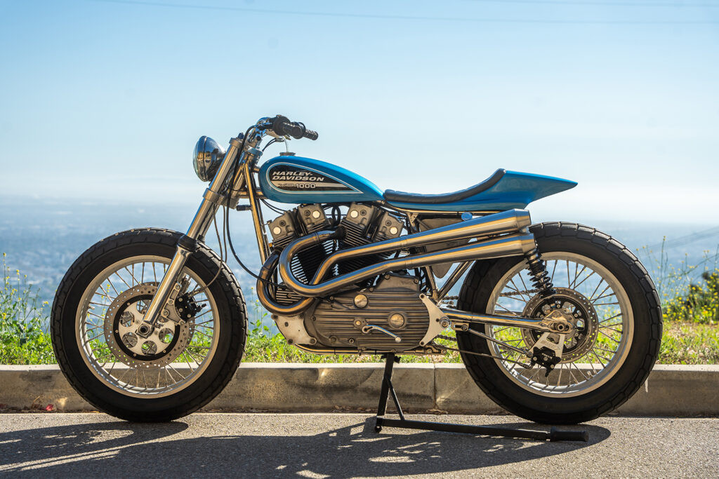 Khung xe đua Harley-Davidson 1977 được sử dụng trong bản độ