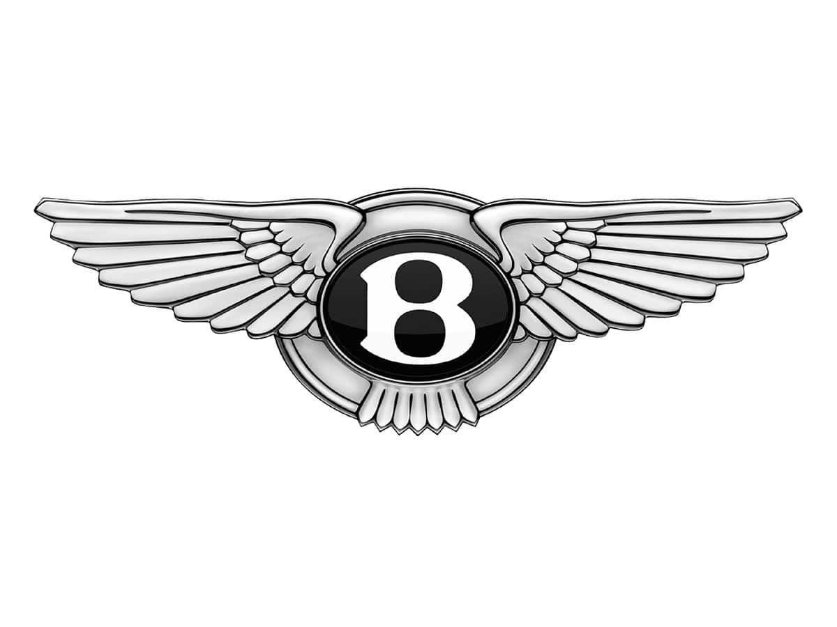 Logo Bentley cánh chim với chữ B trung tâm