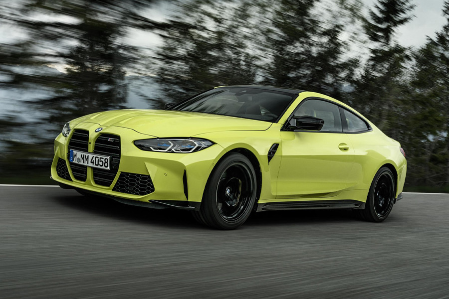 Lưới tản nhiệt ngang mới trên BMW M4 2021
