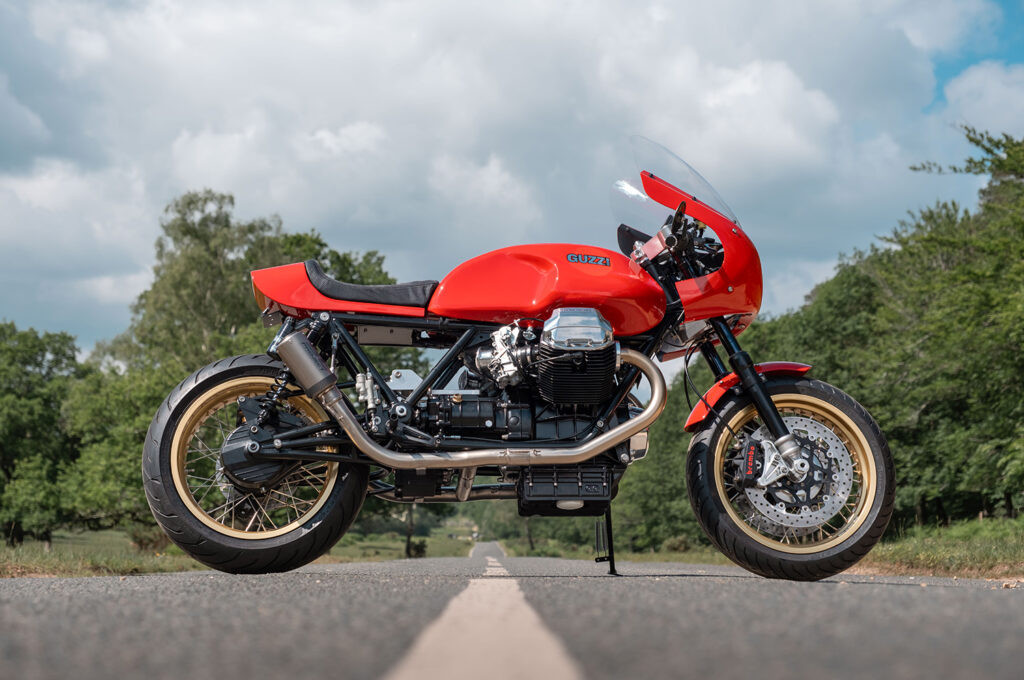 Moto Guzzi SP3 1000 độ phong cách café racer với thiết kế cổ điển và đường nét thể thao mạnh mẽ