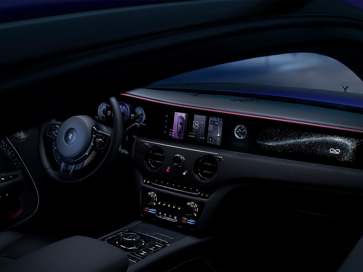 Nội thất Rolls-Royce Black Badge Spectre 2025