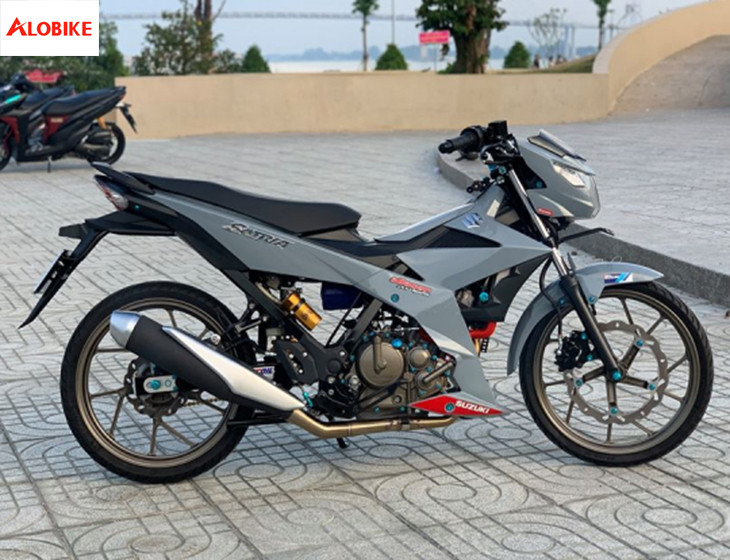 Raider 150 độ màu xi măng phong cách thể thao hiện đại