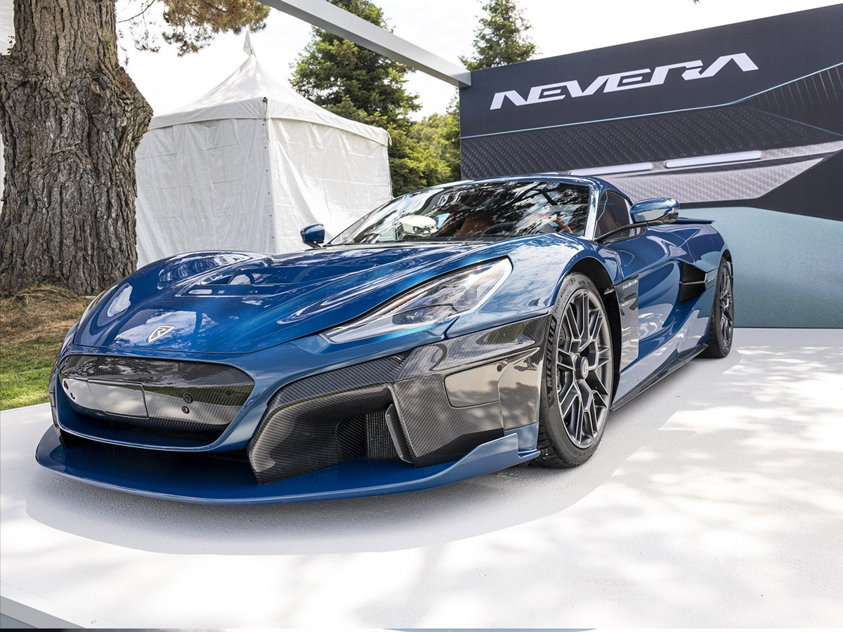 Rimac Nevera trình diễn tại The Quail
