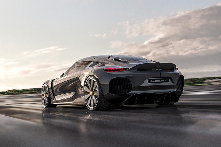 Siêu xe Koenigsegg Gemera sở hữu thiết kế khí động học đặc trưng với phong cách hiếm có
