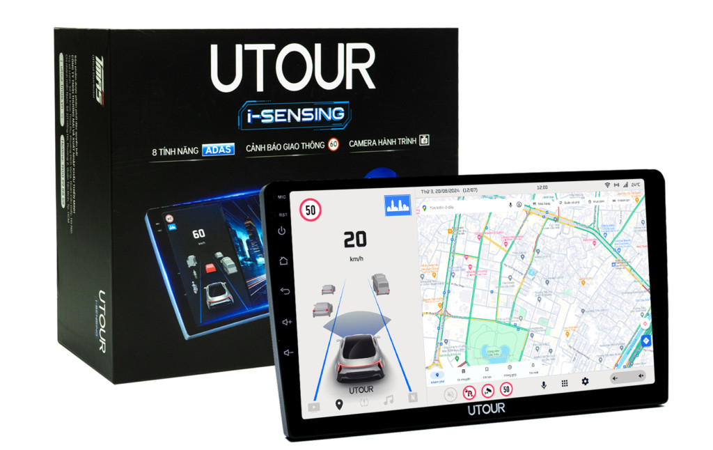 UTOUR i2K hiển thị sắc nét, tích hợp hiện đại giúp bạn làm chủ mọi hành trình