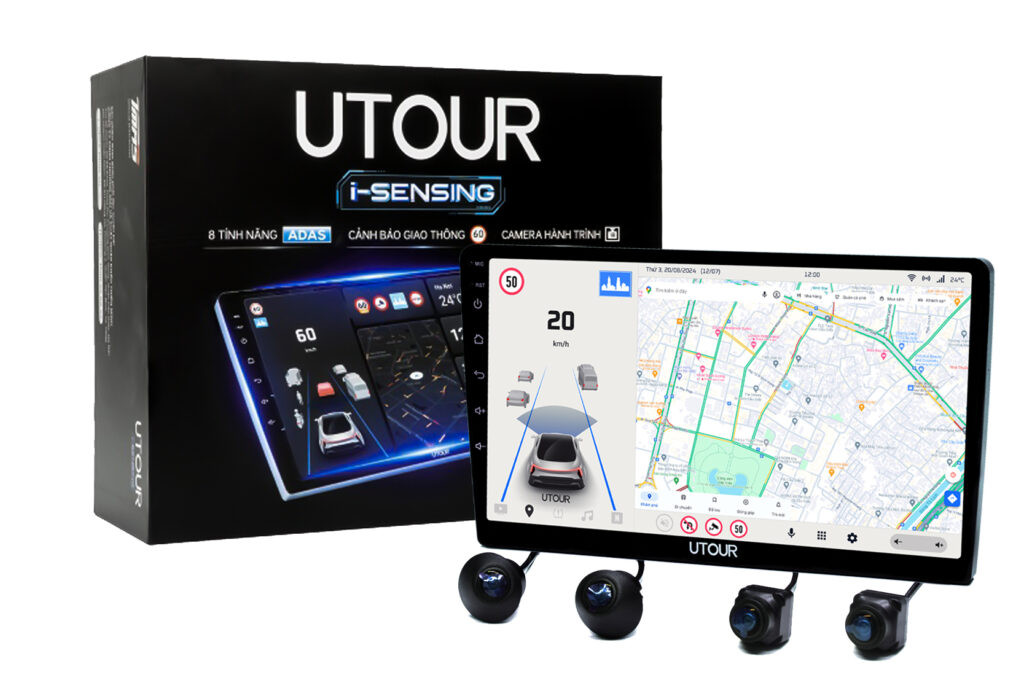 UTOUR US360-i1 sở hữu khả năng hiển thị toàn cảnh giúp lái xe an toàn vượt trội