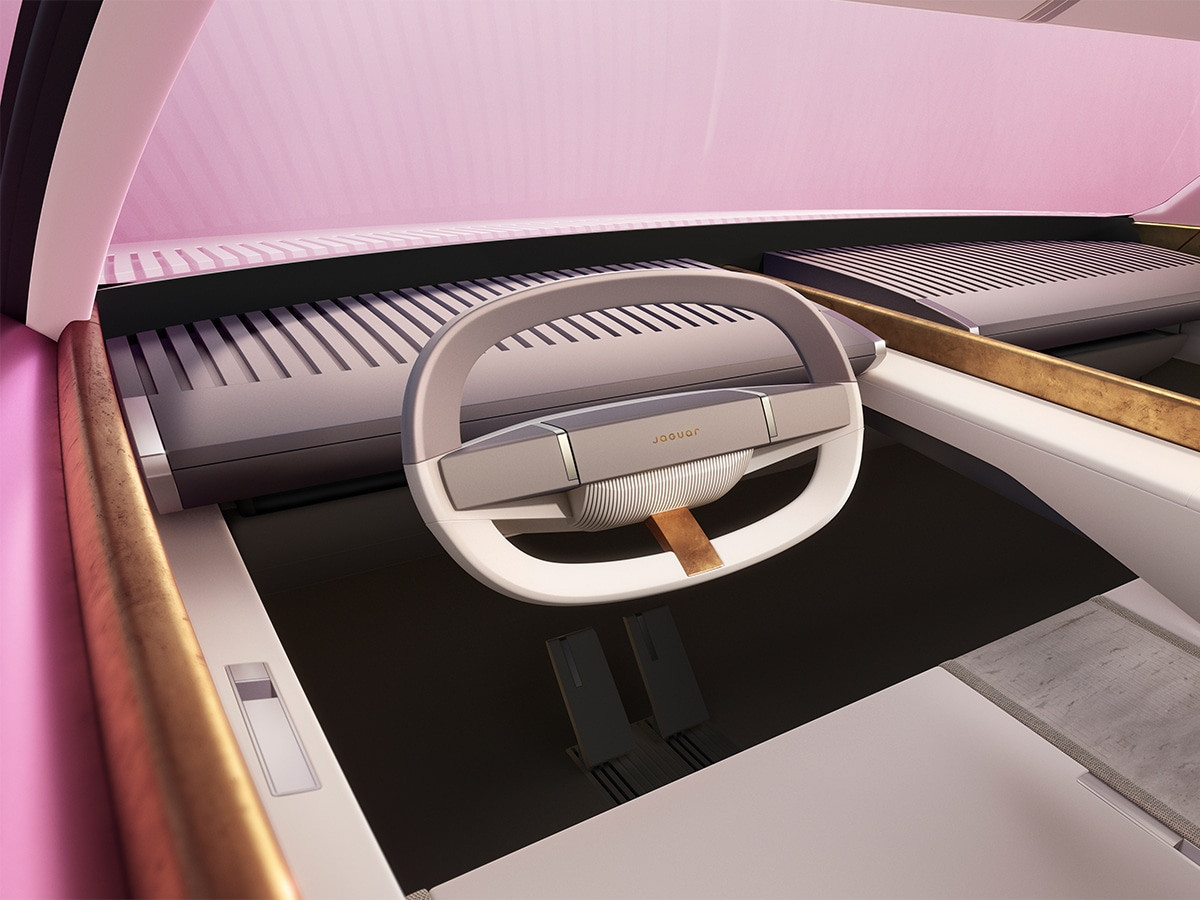 Vô lăng tương lai mang phong cách tối giản của Jaguar Type 00