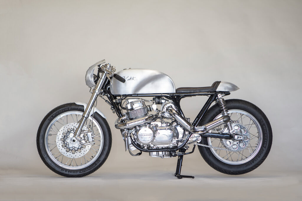Xe độ Honda CB750 1975 với phong cách drag bike đầy táo bạo