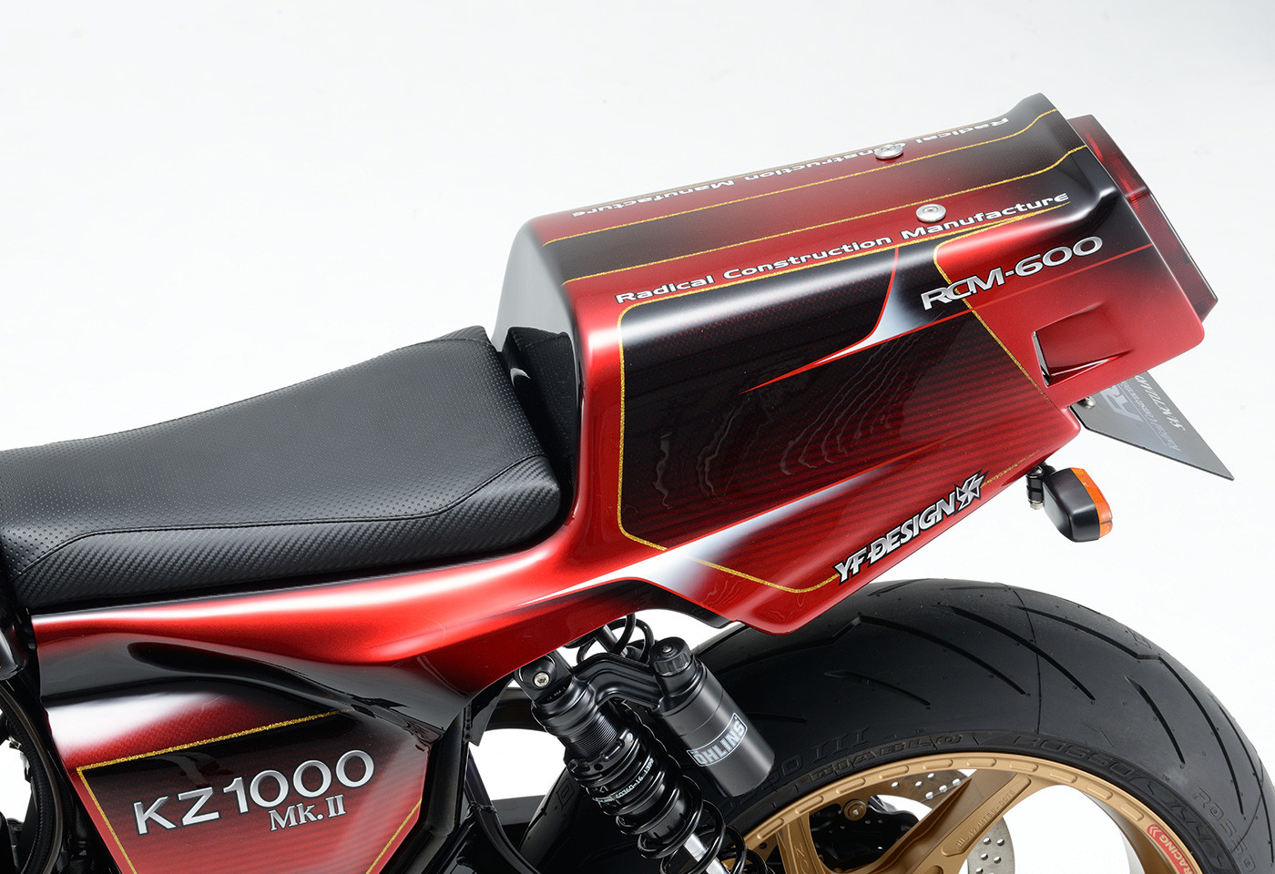 Bình xăng thủ công của Kawasaki