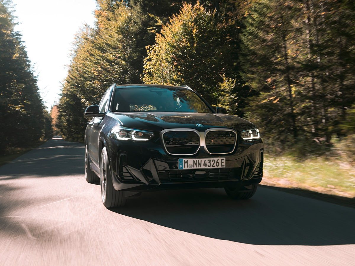 Bmw ix3 m sport on road