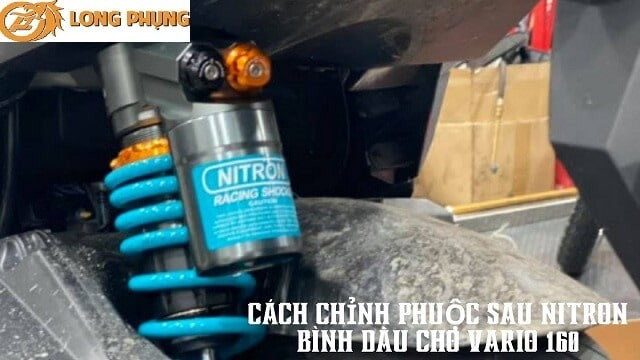 Cách cân chỉnh phuộc sau nitron bình dầu cho vario 160