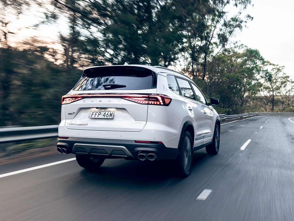 Chery tiggo 8 pro max thiết kế sau