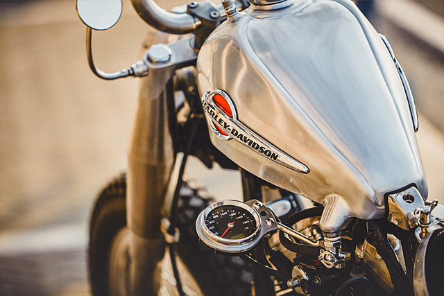 Chi tiết thiết kế tinh tế của Harley Softail Bobber