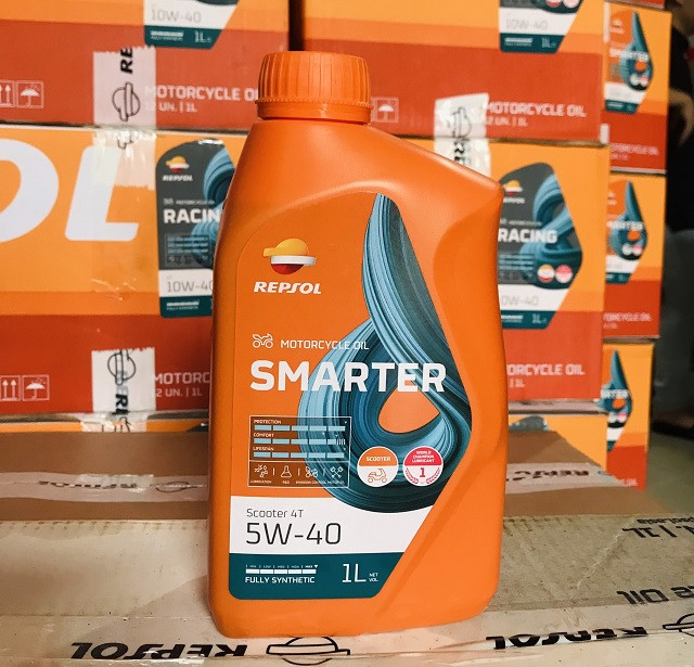 Dầu nhớt Repsol Smarter Scooter 5W40 cho Honda AirBlade 160