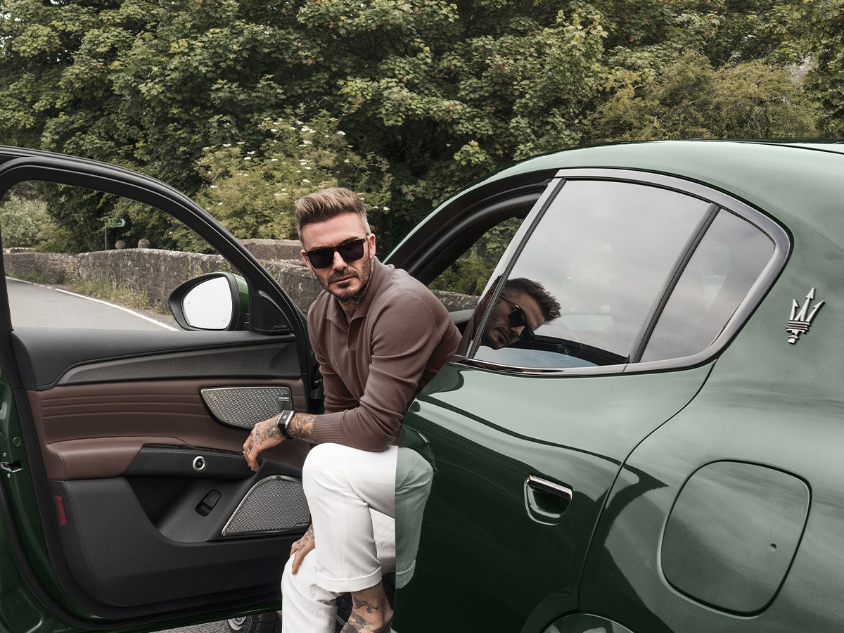 David Beckham bên Maserati trong bộ sưu tập Fuoriserie