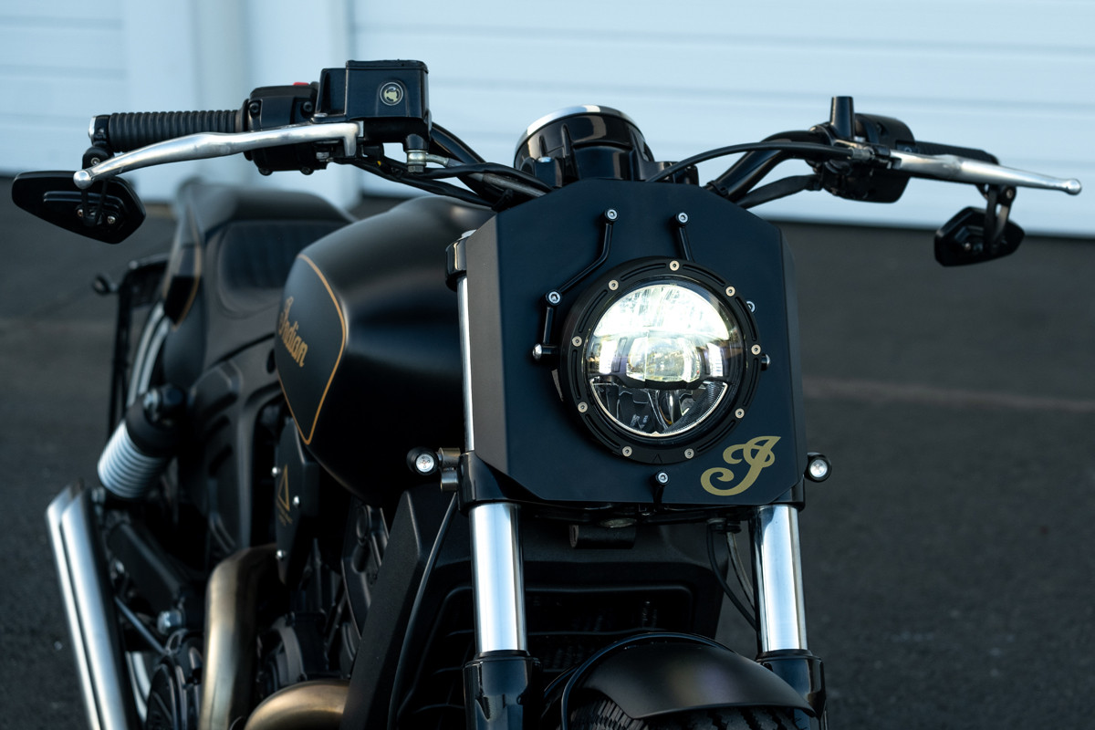 Đèn pha LED mới cho Indian Scout