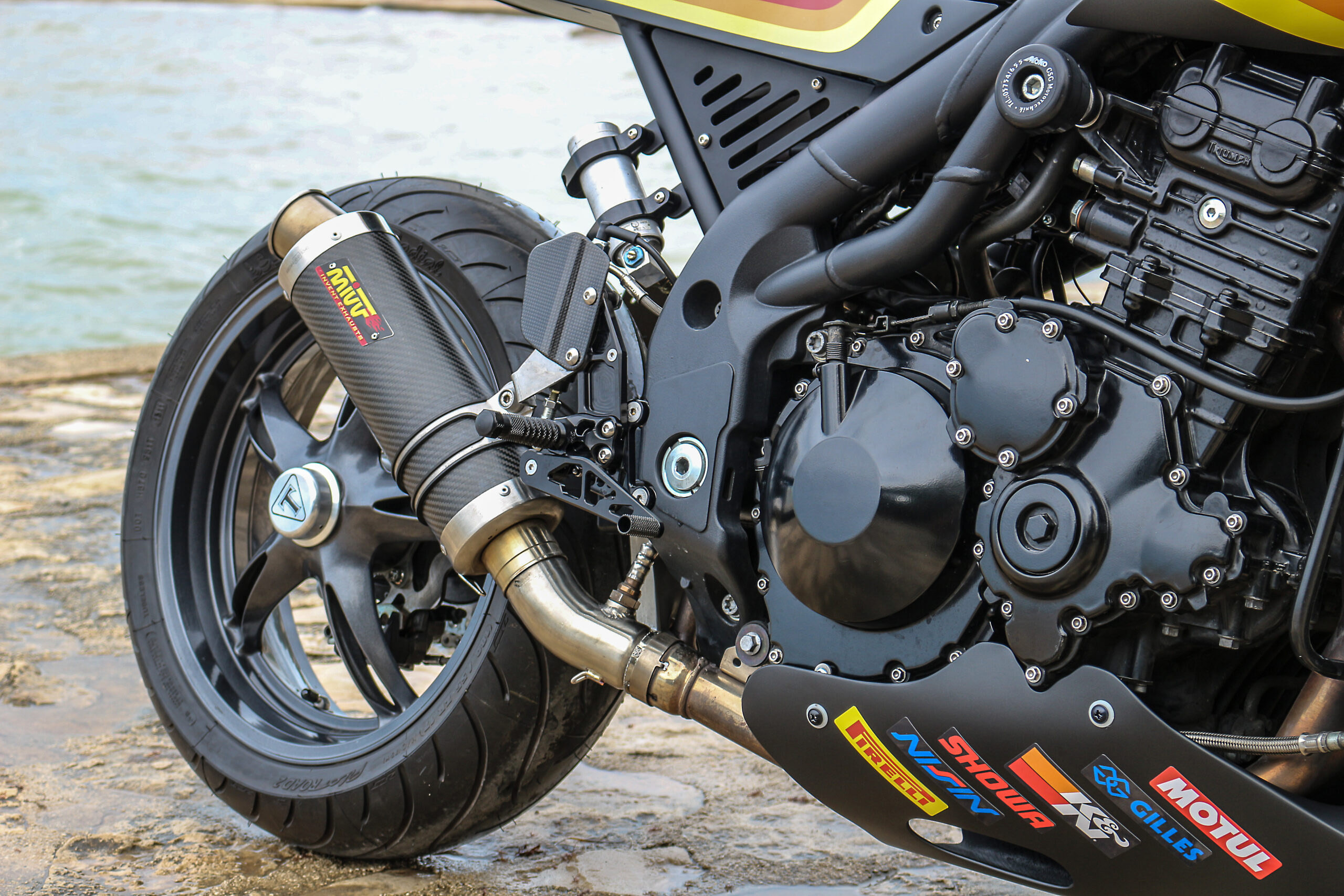Động cơ mạnh mẽ của Speed Triple