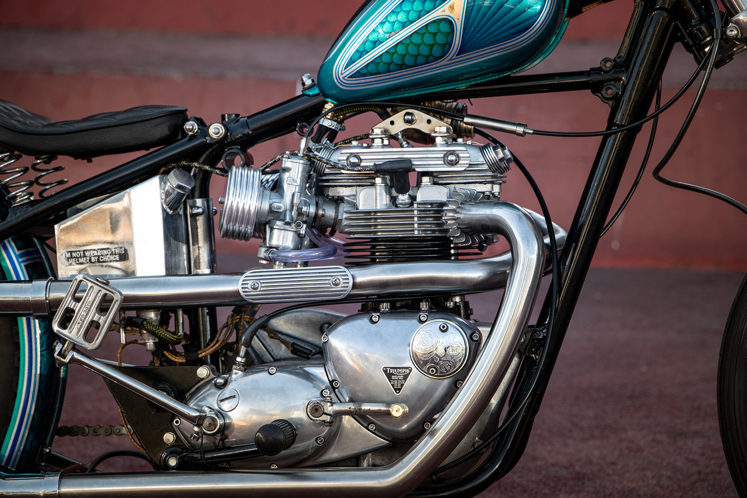 Động cơ Triumph Bonneville đã được gia công