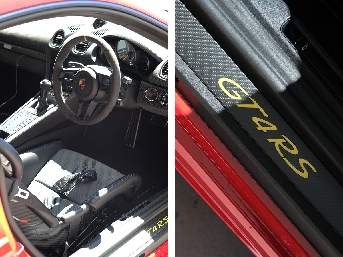 GT4 RS nội thất hướng đến người lái
