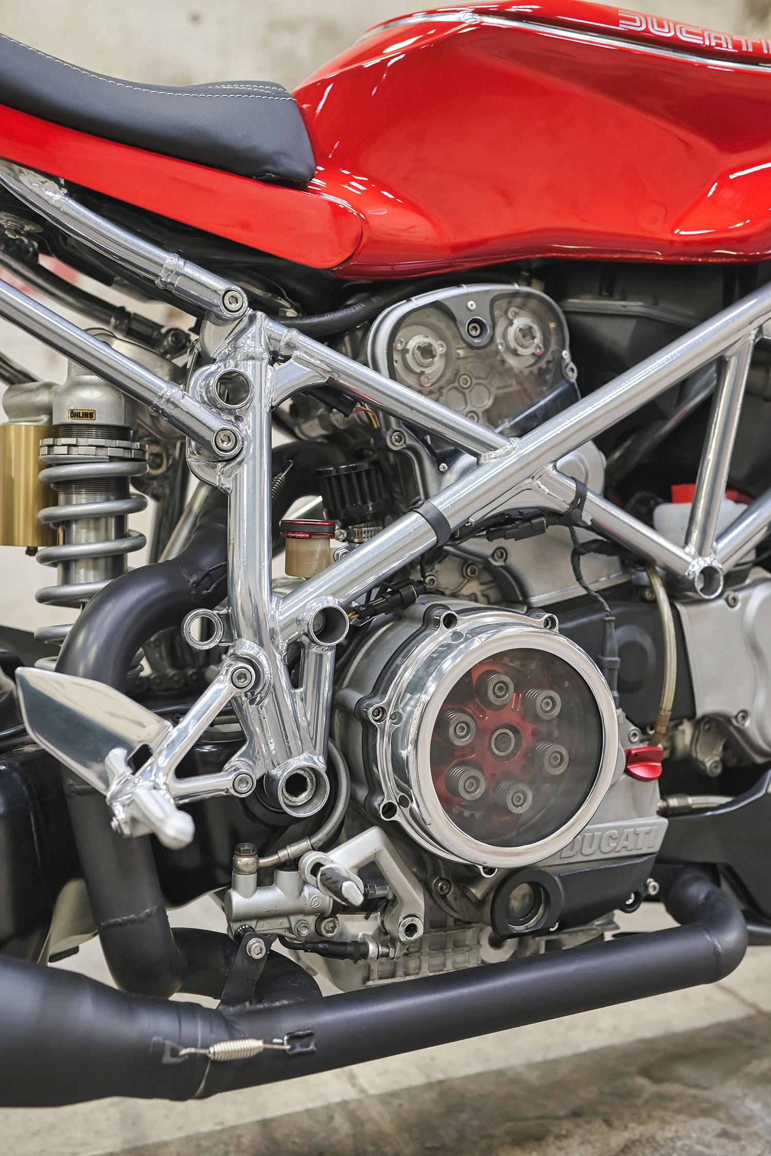 Hệ thống động cơ của Ducati 749