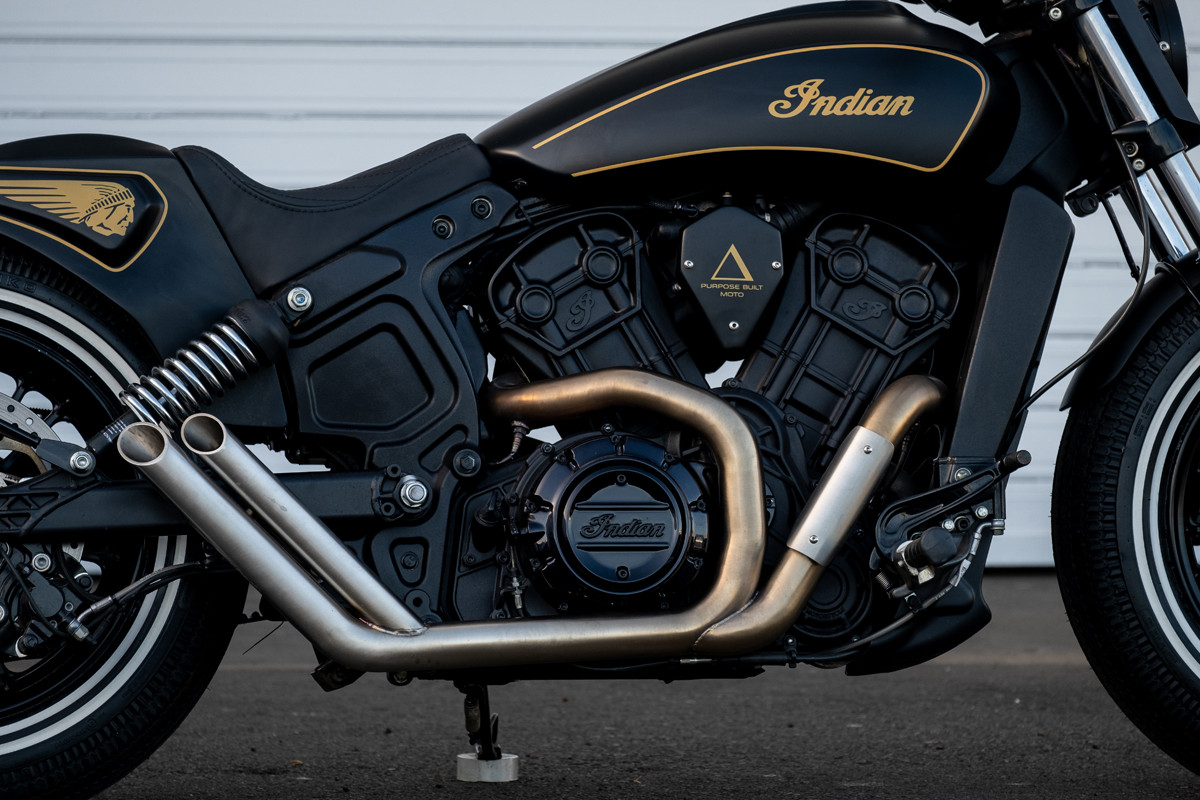 Hệ thống xả tùy chỉnh cho Indian Scout