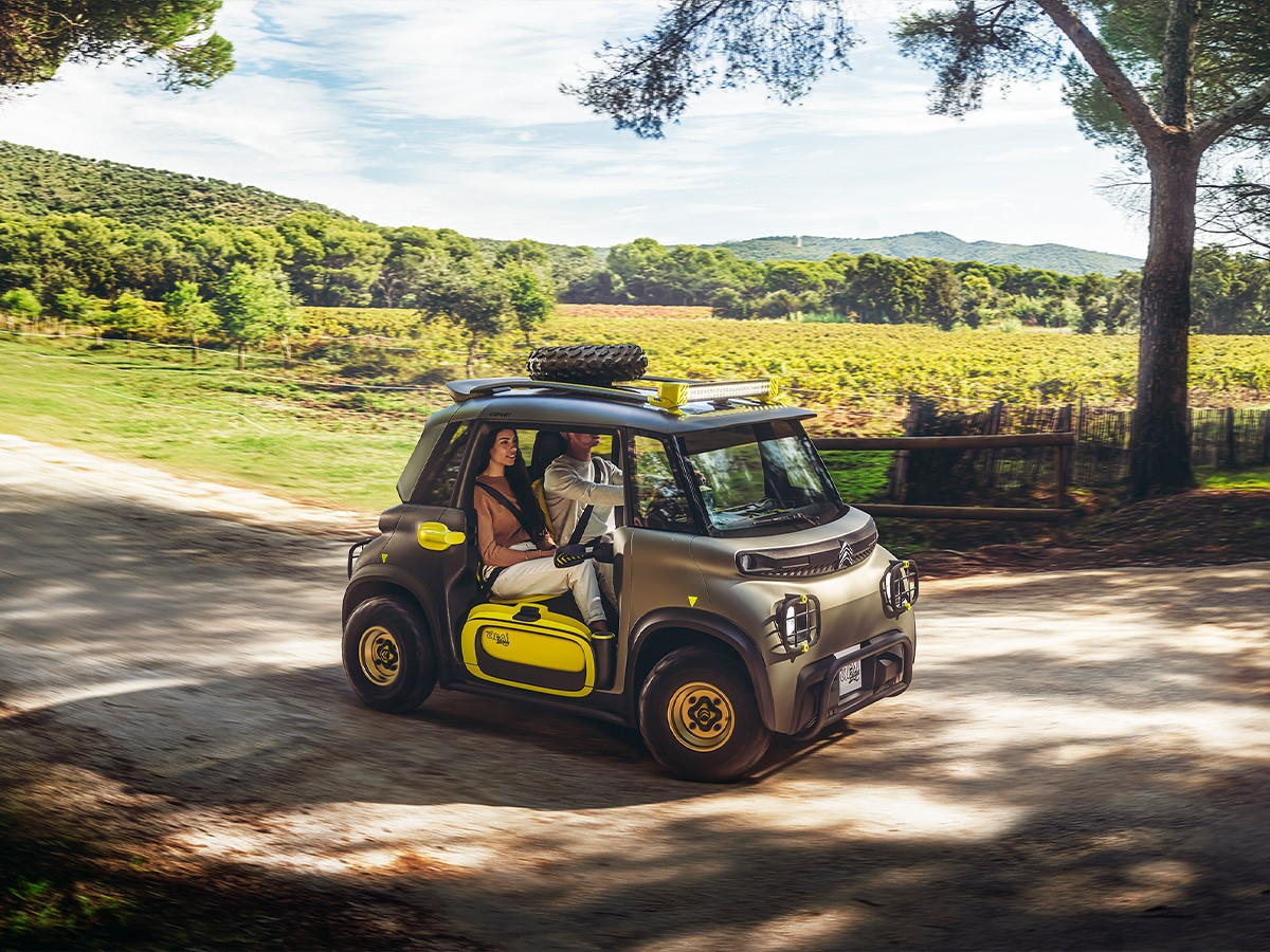 Hình dáng rộng của Citroen Ami Buggy