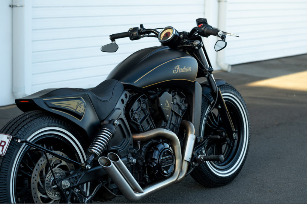 Hoàn thiện đuôi xe Indian Scout Bobber