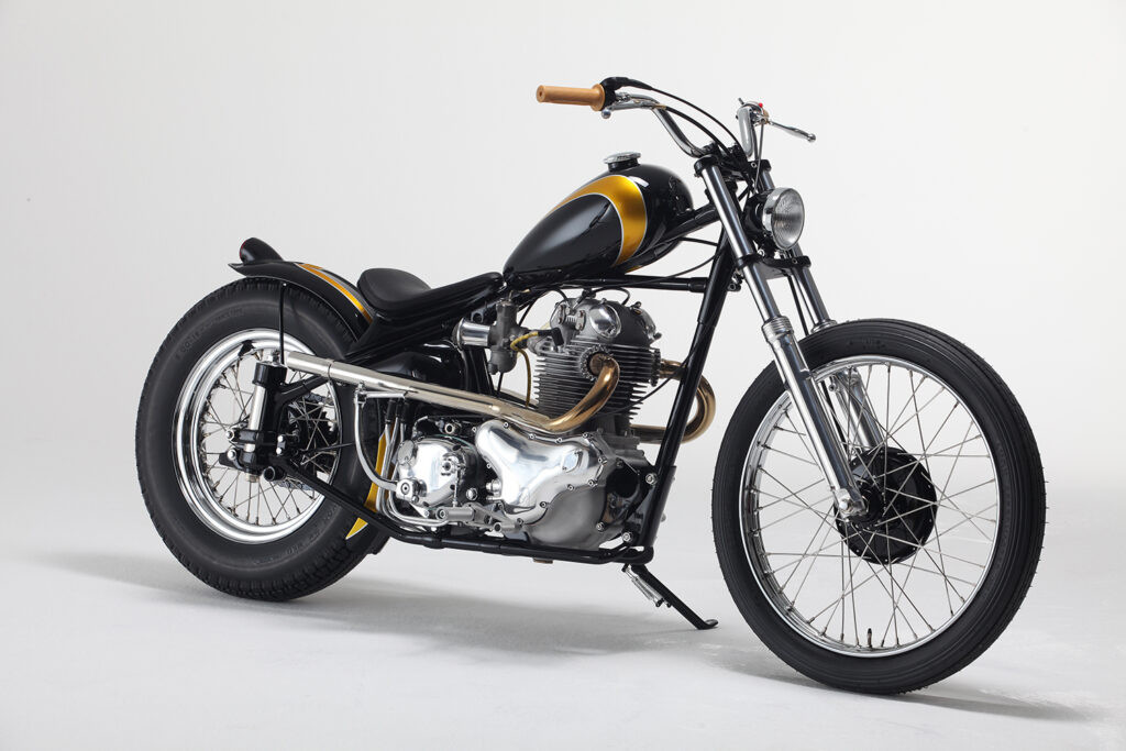 Khung hình của Ariel năm 1955 với động cơ Norton