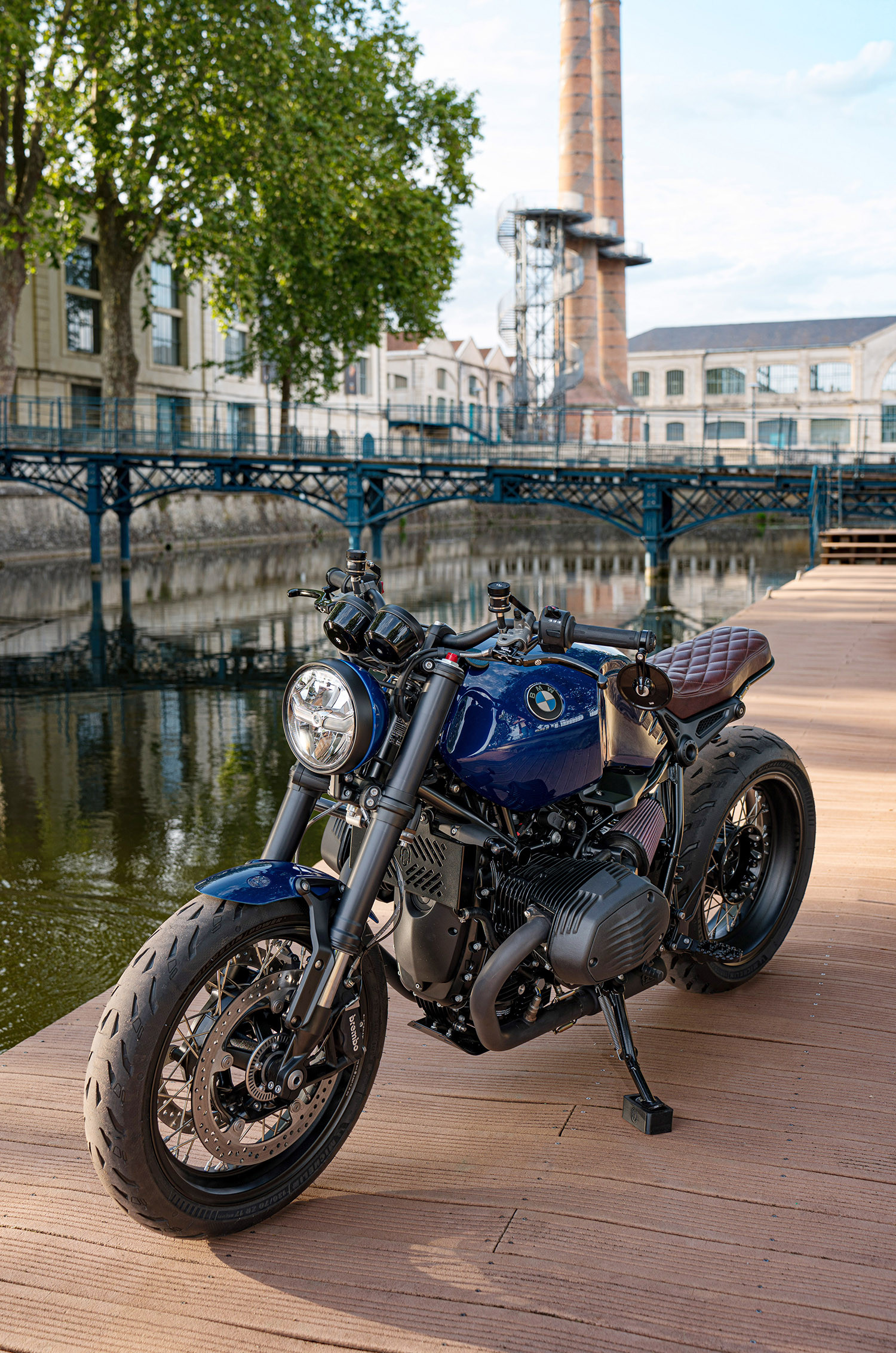 Khung phụ sau với thiết kế dạng vòng của BMW R nineT