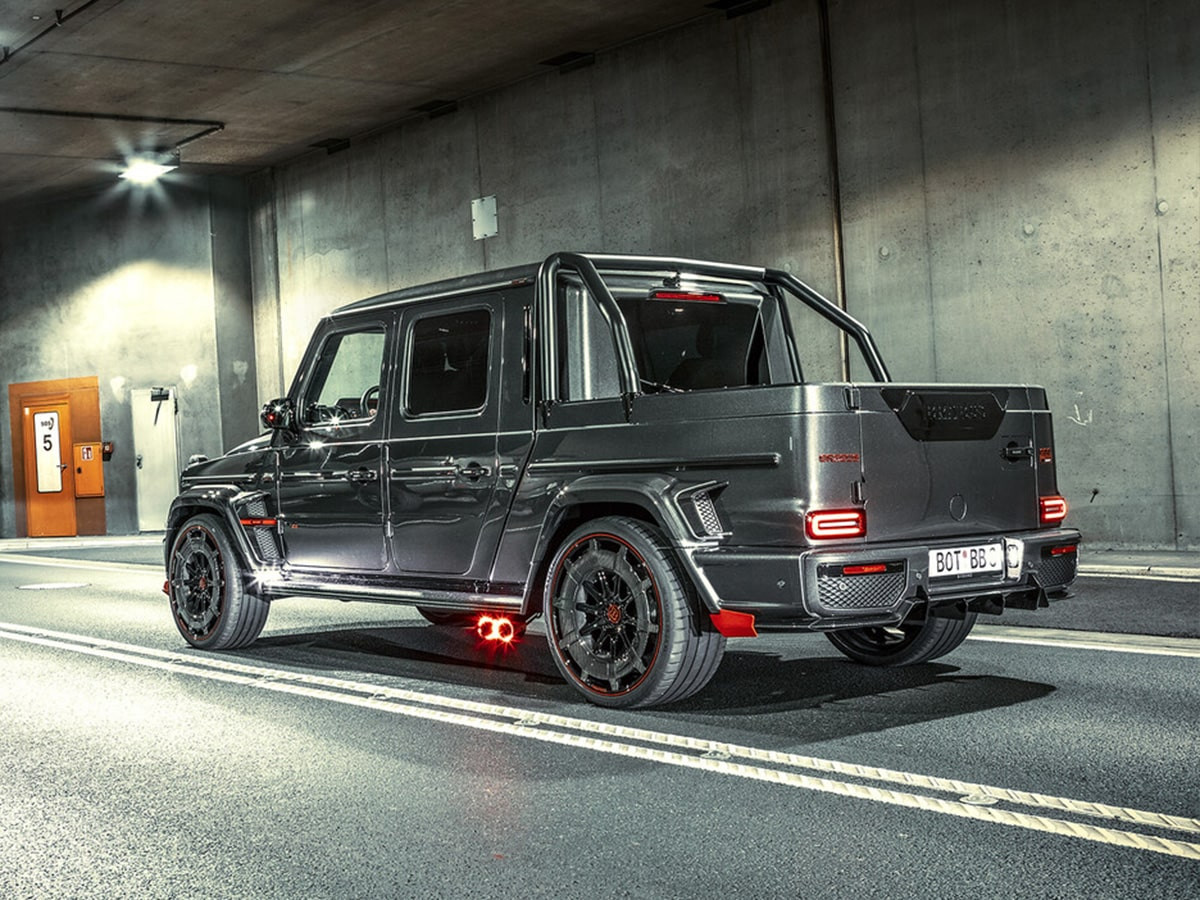 Mẫu exhaust nổi bật của Brabus P900 Rocket Edition