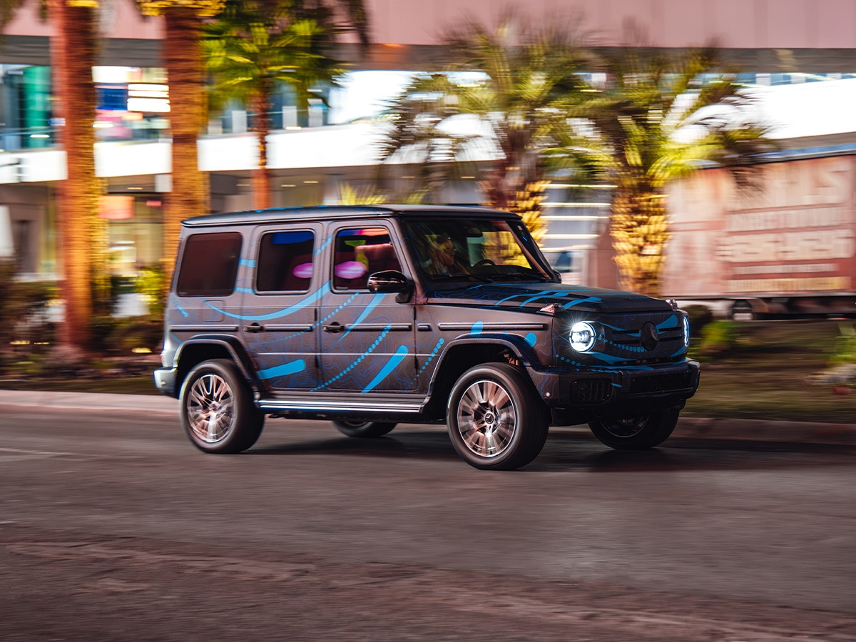 Mercedes-Benz EQG tại CES 2024