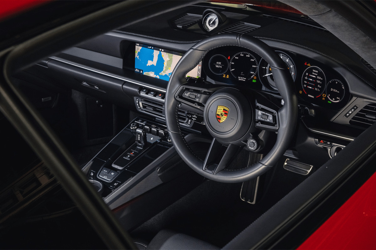 Nội thất Porsche 911 Turbo 2021