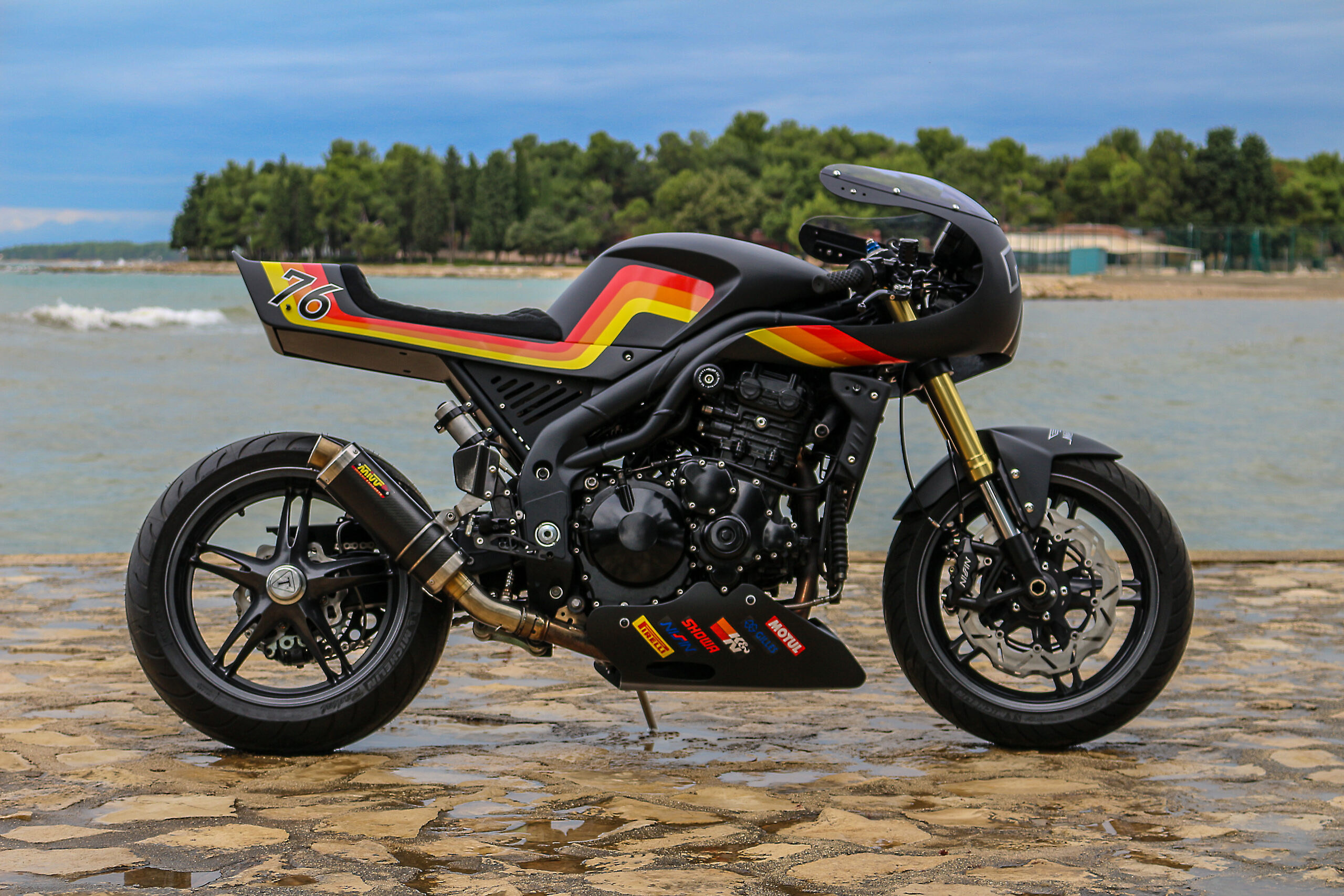 Sản phẩm hoàn thiện với thiết kế cafe racer