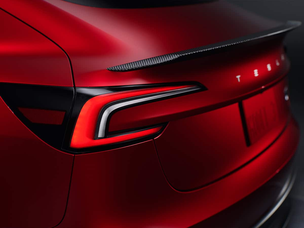 Tesla model 3 performance rear spoiler