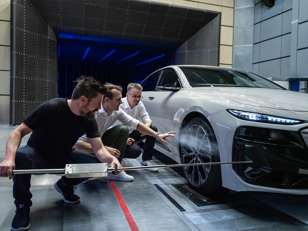 Thiết kế khí động học Audi A6 Sportback e-tron
