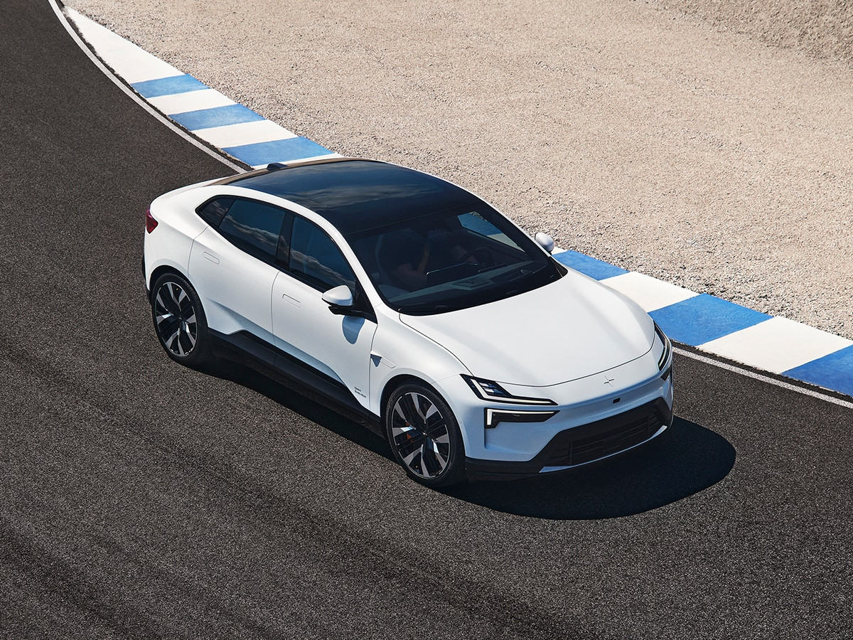 Thiết kế ra màu xanh của Polestar 4