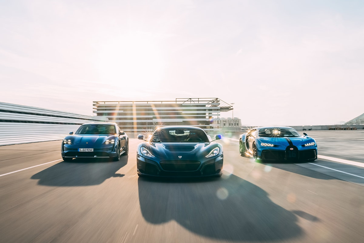 Thương hiệu Porsche Bugatti Rimac