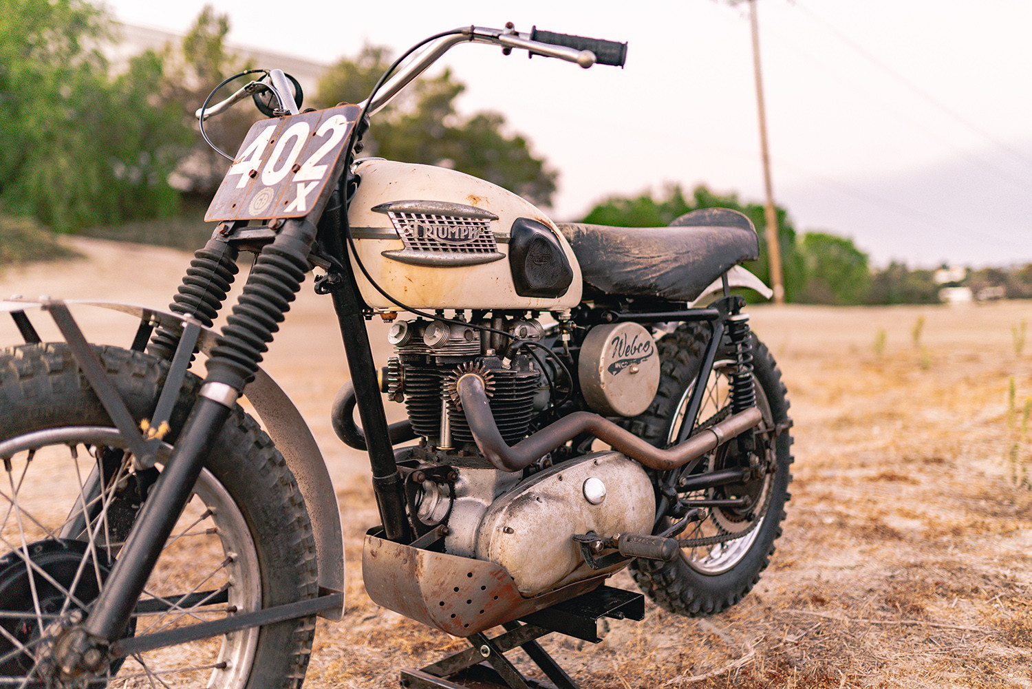 Triumph Desert Sled khung xe