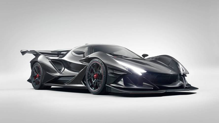 Xe hypercar màu đen