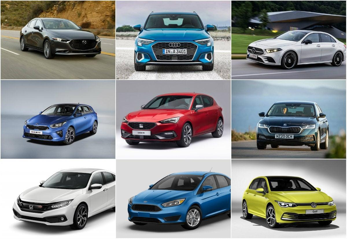 Alt: Hình ảnh đa dạng các mẫu xe Hatchback, đáp ứng mọi nhu cầu của người dùng