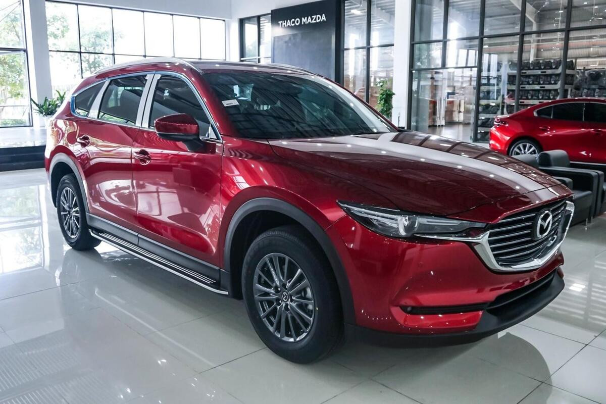alt text: Mazda CX-8 2020 tiết kiệm nhiên liệu