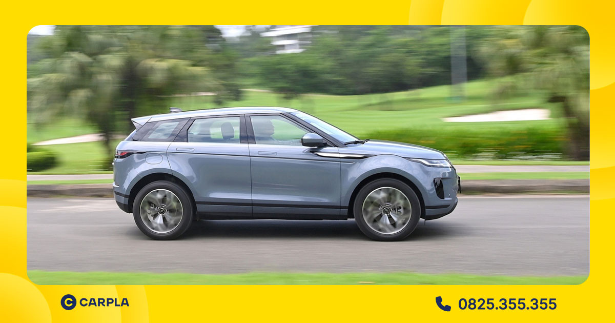 Alt: Thân xe Land Rover Range Rover Evoque với các đường gân dập nổi